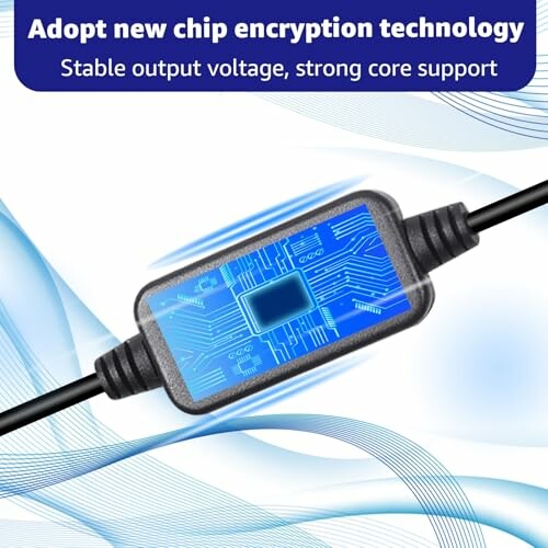 Digital chip with encryption technology and cables