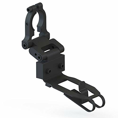 Black tactical iron sight mount