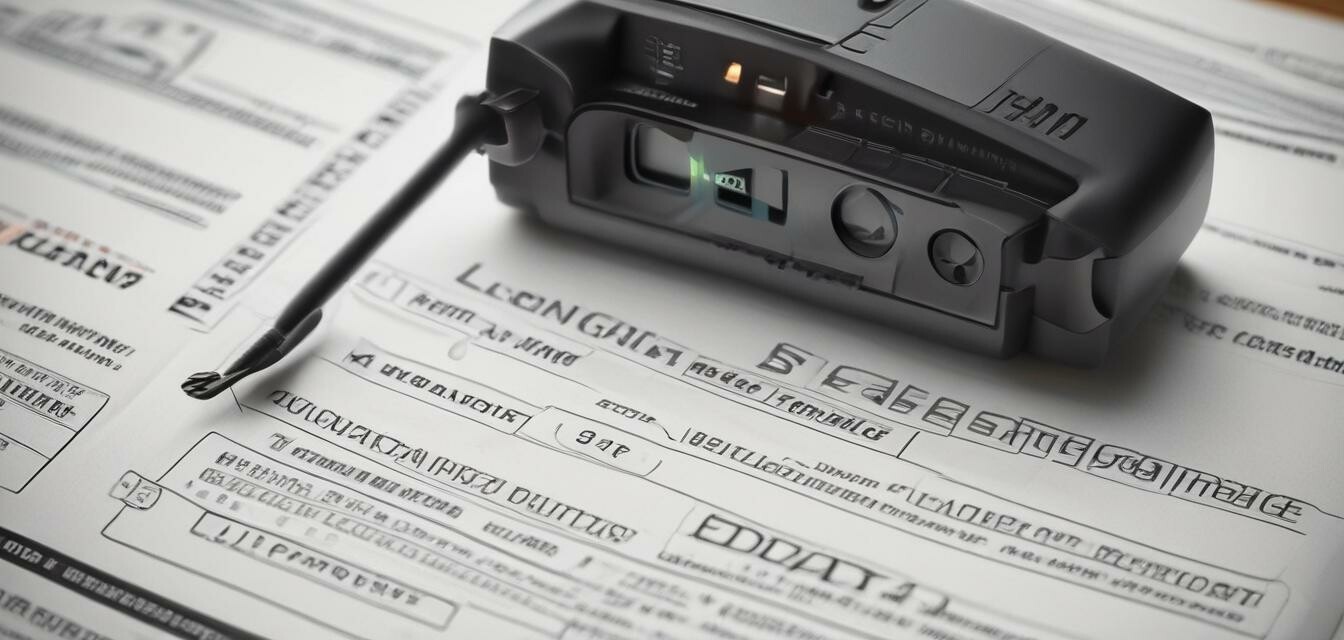 Legal document on radar detector regulations